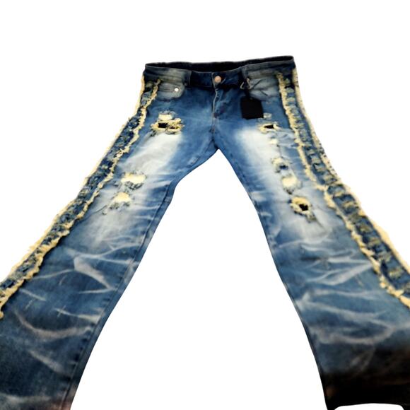 THRT DENIM-LUCAS-STRAIGHT LEG JEANS SIZE 40 - Picture 1 of 14